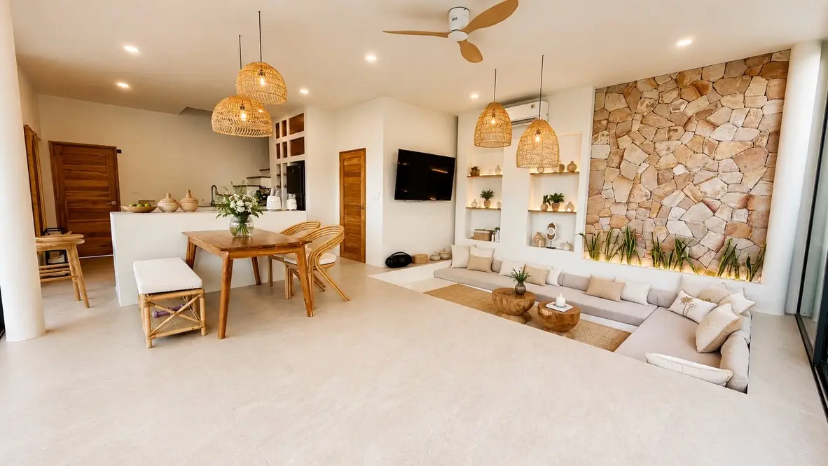 Three-bedroom villa
