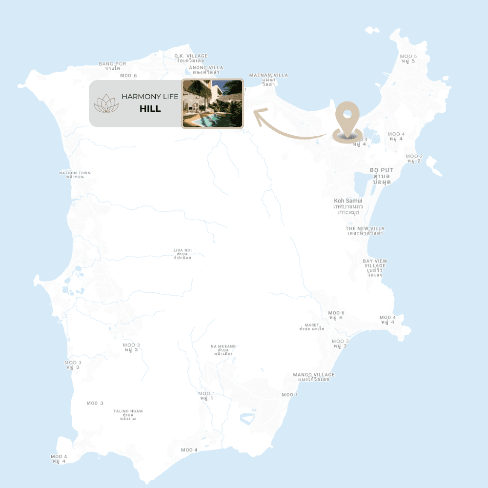 Mapa lokalizacji Harmony Life Hill