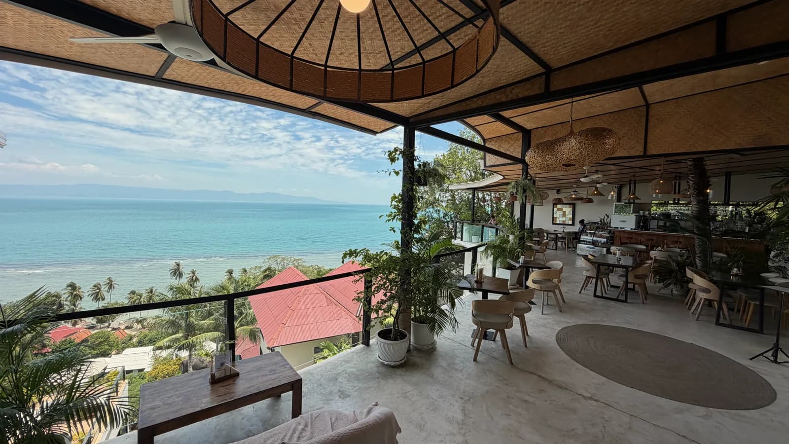 Terrace by the sea