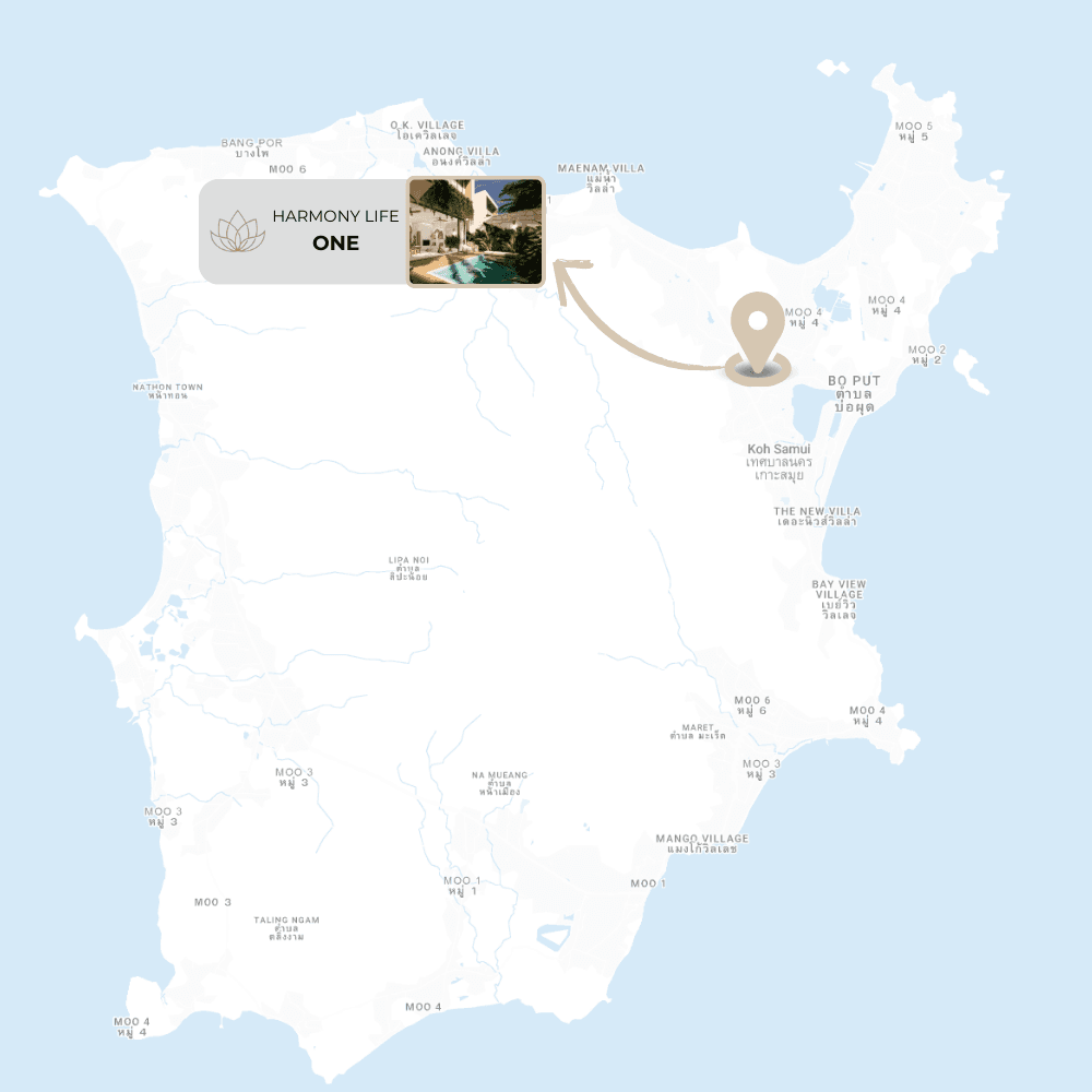 Mapa lokalizacji Harmony Life One